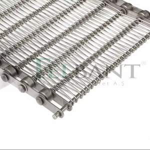 Drying line heavy duty 304 316 stainless steel metal chain driven spiral wire mesh conveyor belt with customized size EU Quality