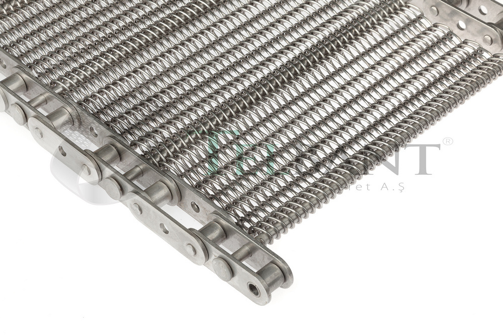 Drying line heavy duty 304 316 stainless steel metal chain driven spiral wire mesh conveyor belt with customized size EU Quality