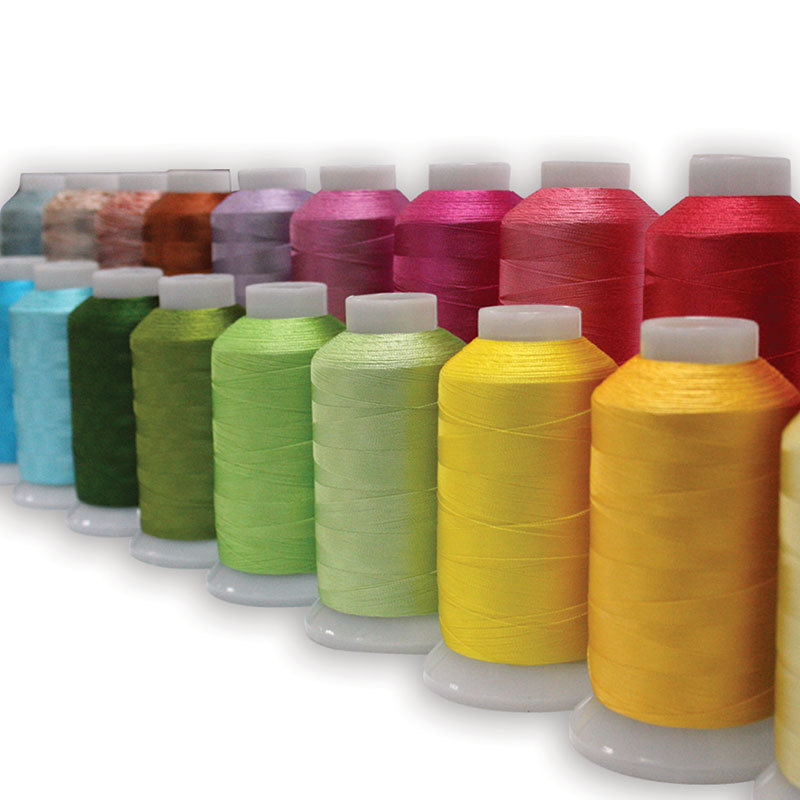 % 100 Polyester Embroidery Thread 120D/2 Dyed Embroidery Thread High Quality Embroidery Thread