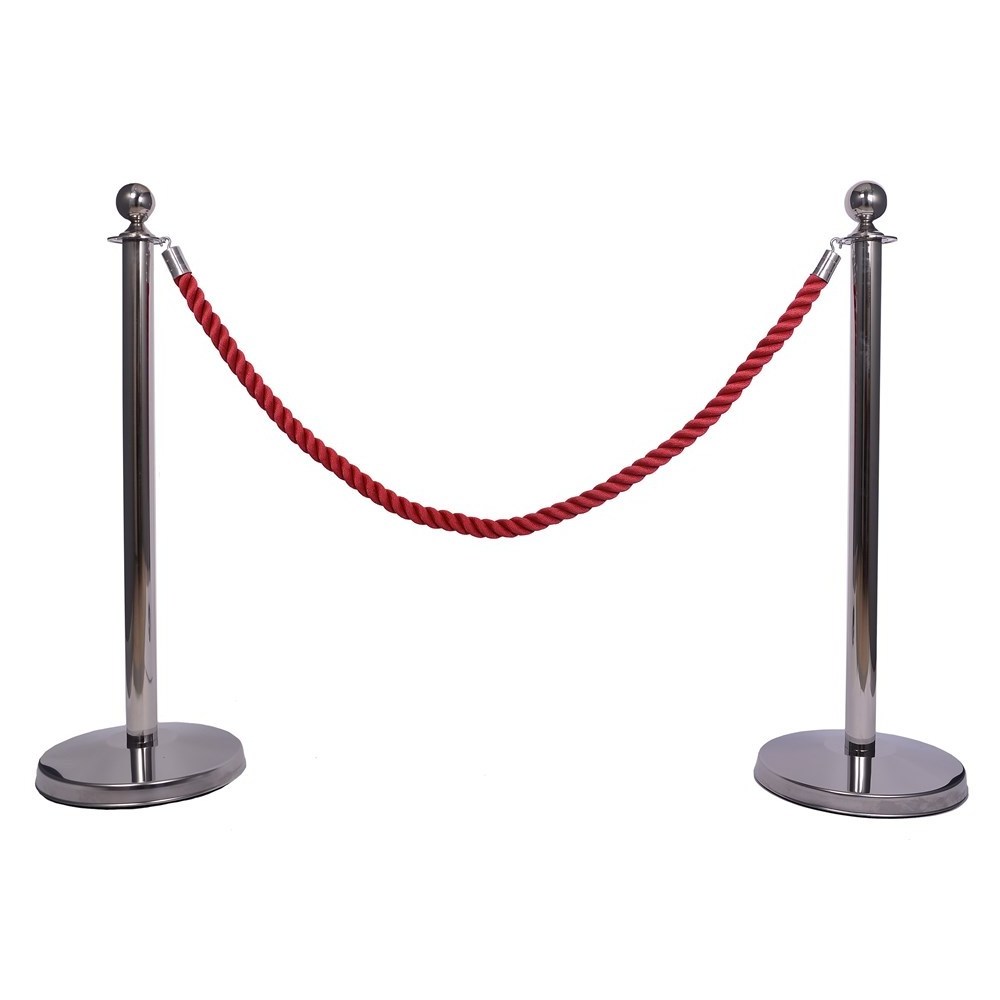 Luxury Grade 201 Stainless Steel Q Stand Crowd Control Queue Management Barrier  PPB02M