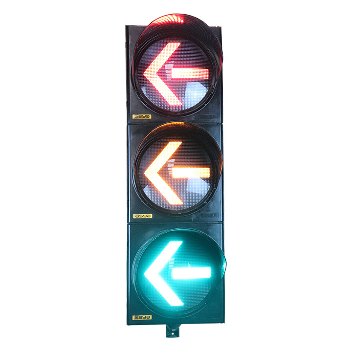 5 mm LED Traffic Light With Arrow Figure 300 mm Diameter Arrow Signal Head 30 cm Triple Signal Head