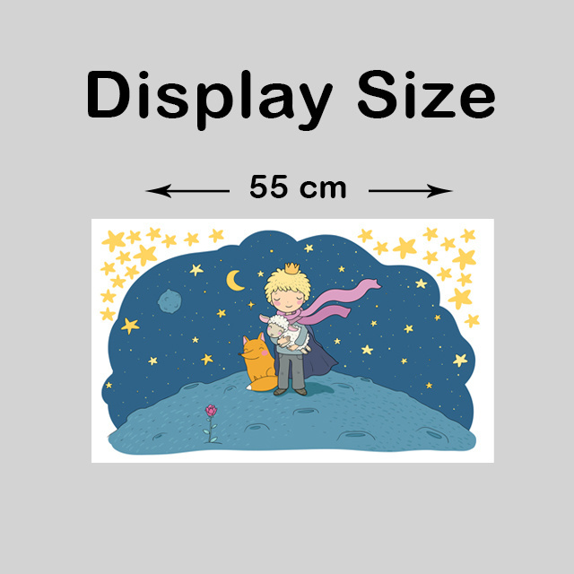 Little Prince Wall Sticker Set Decorative Sticker Children Room Sticker Baby Nursery Playroom Wall Decoration for Kid room