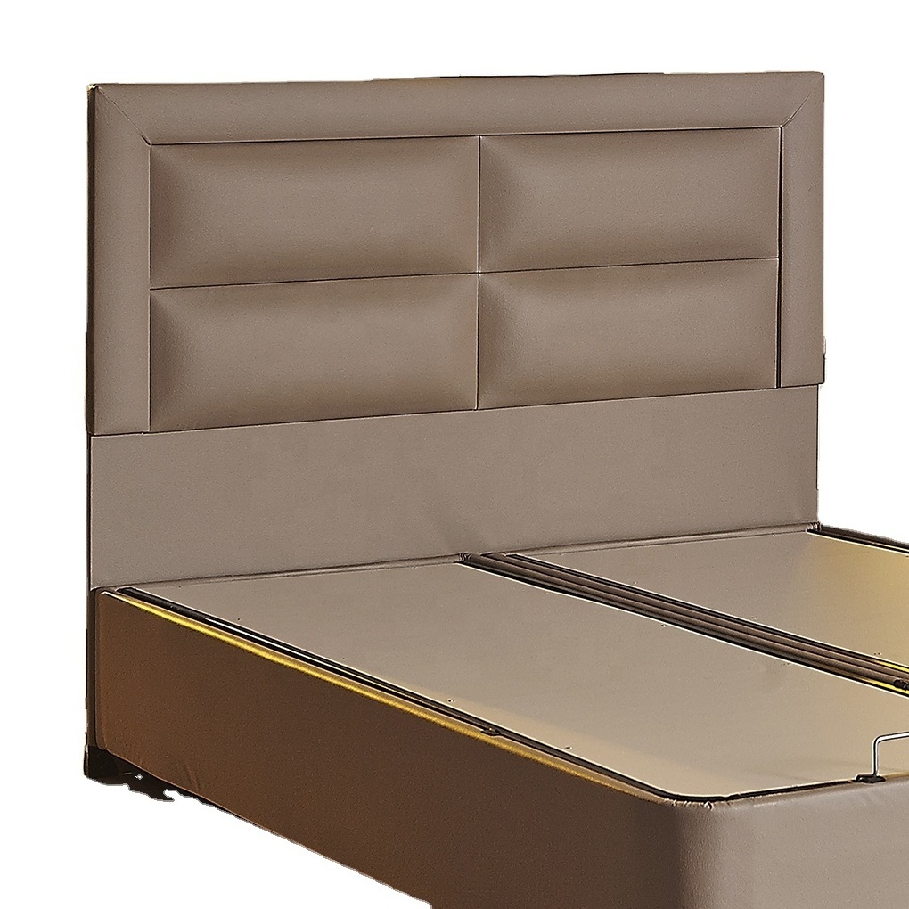 Headboard Yonca Bed Modern Special Cotton Light Brown Fabric 90 cm  for Room Furniture, Hotels made in Turkey, wholesale,