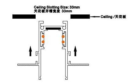 Factory Wholesale Track Lighting Accessories 4 Wires 3 Circuits Track Adapter For Commercial Lighting