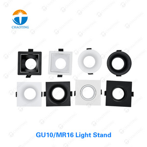 Adjustable Glare 6500K Ceiling Smart Gu10 Lamp Bulb Mr16 Pc Downlight Spot Light Recessed Led Downlight High Quality For Project