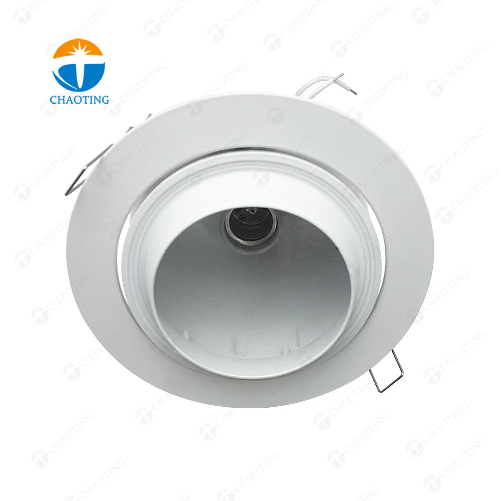 LED Ceiling Spotlight Light Downlight Frame Recessed Mounted Spot LED COB Iron Cylinder Down Lights PAR30 E27 Head Lamp Housing