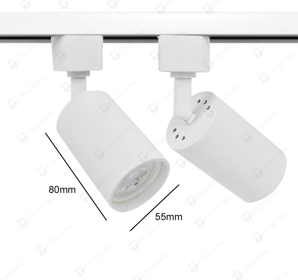 LED Track Light Manufacturer Competitive Price MR16 GU10 Track Lamp Spot Lighting Fixture Housing 2 3 4 Wire Adapter Track Light