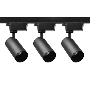 Surface Mounted Cylinder Adjustable Rail Spot Lighting GU10 LED 2/3/4 Wires Track Light Fixture