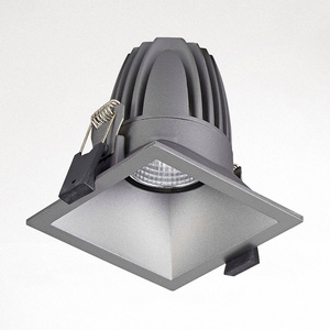 Retractable Square Single Head LED Ceiling Downlight COB Light Fixtures