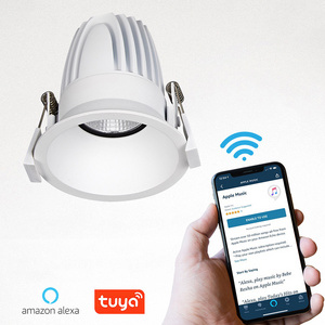 Australian Standard SAA Adjustable CCT Switch 85mm 90mm 7W 10W 12W LED Light Downlight With Smart Phone APP