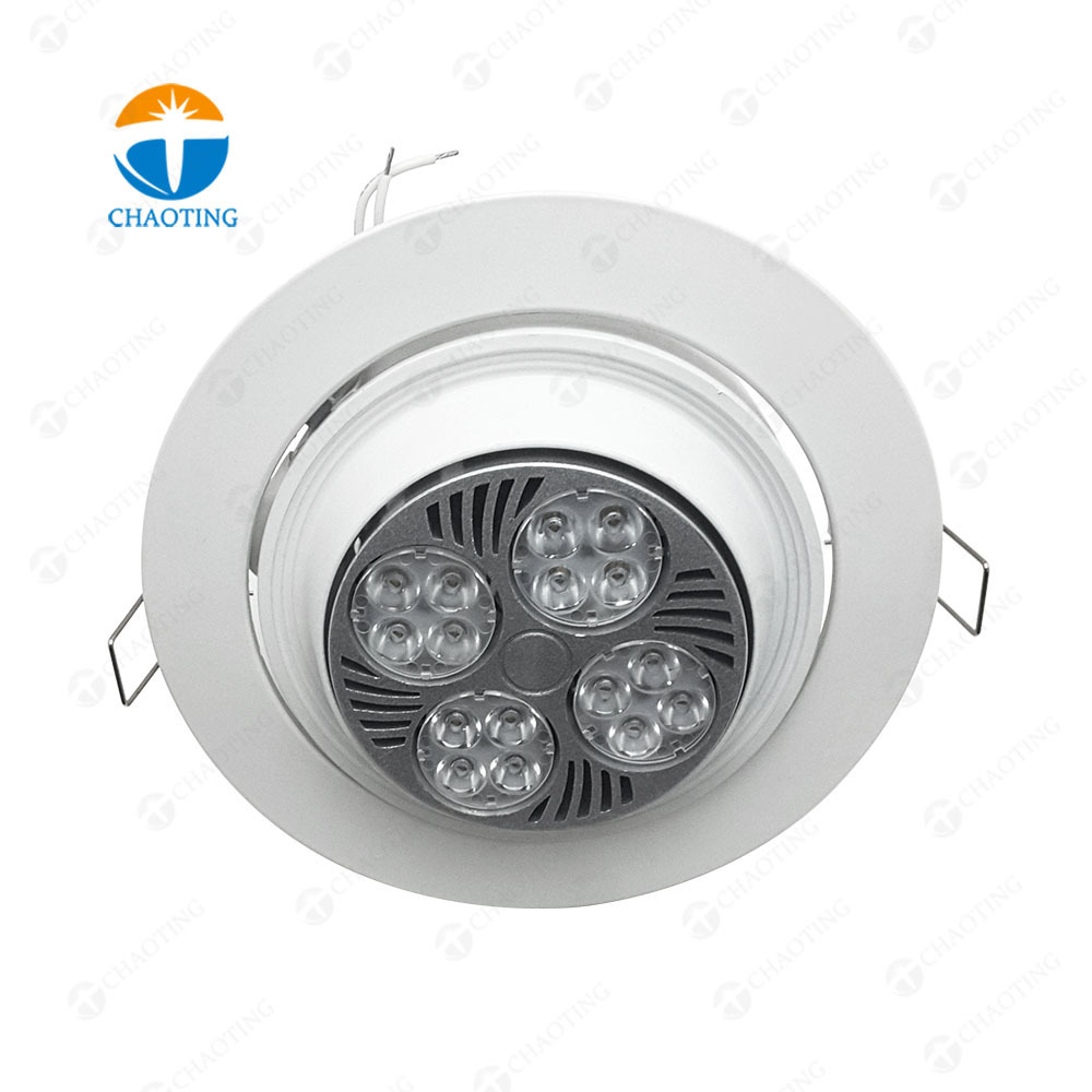 LED Ceiling Spotlight Light Downlight Frame Recessed Mounted Spot LED COB Iron Cylinder Down Lights PAR30 E27 Head Lamp Housing