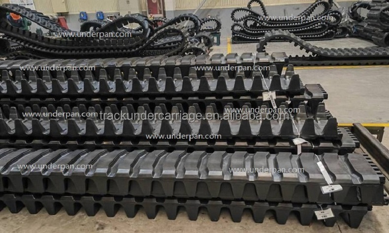 340x152.4x26 over the tire skid steer rubber track 10x6x26 for Bobcat 742,743, 751, 753,S130, for Case 1840, for Comatsu SK07