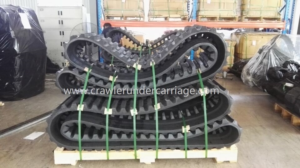 800x125x80 rubber track for Morooka MST2000 crawler tracked dumper rubber track undercarriage parts