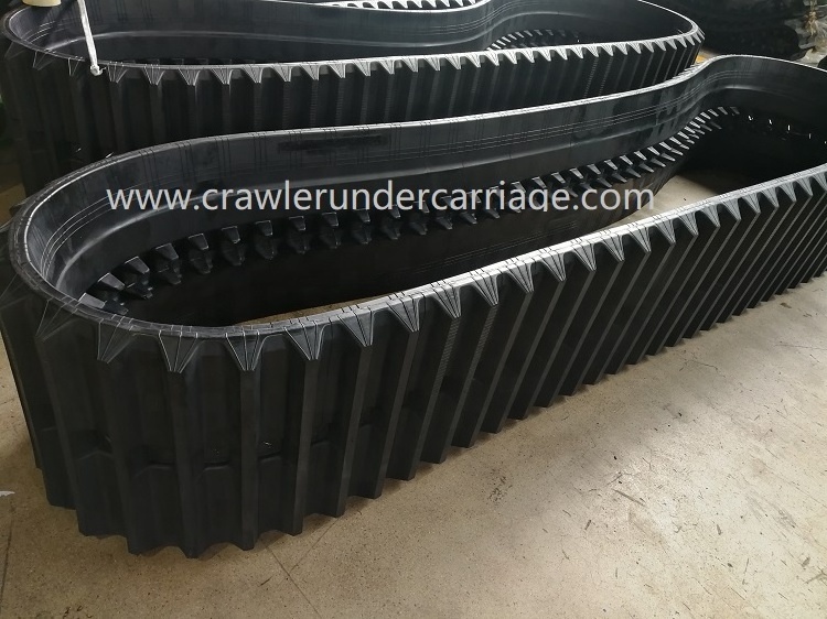 800x125x80 rubber track for Morooka MST2000 crawler tracked dumper rubber track undercarriage parts