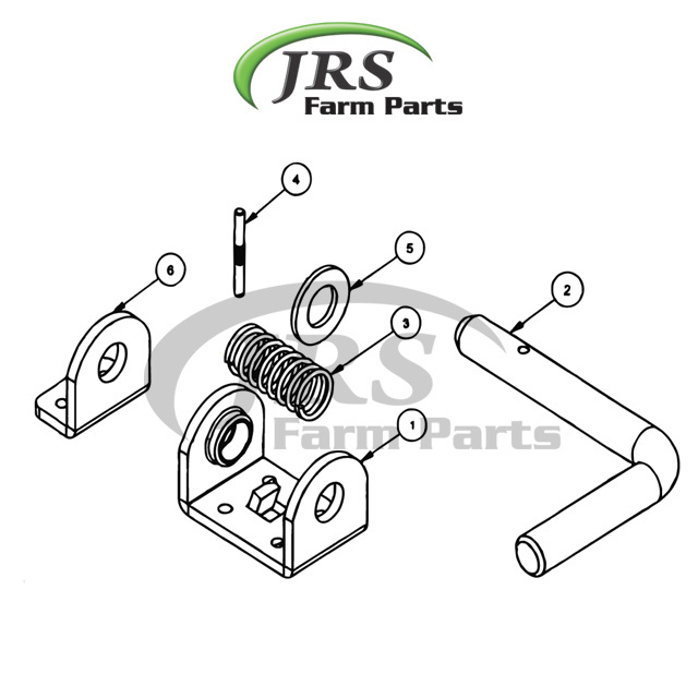 Elevate Your Trailer Security JRS Farmparts Heavy Duty Latch Assembly with Keeper Your Reliable Guardian on the Road!