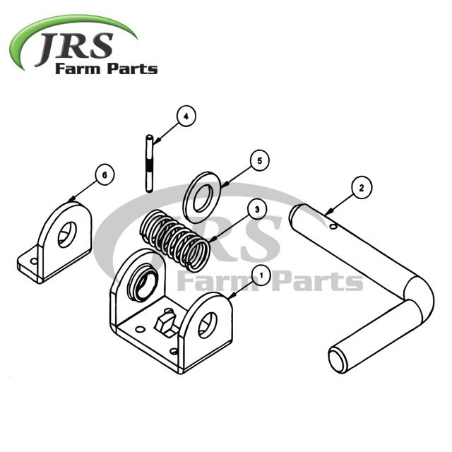 Elevate Your Trailer Security JRS Farmparts Heavy Duty Latch Assembly with Keeper Your Reliable Guardian on the Road!