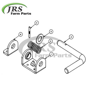 Elevate Your Trailer Security JRS Farmparts Heavy Duty Latch Assembly with Keeper Your Reliable Guardian on the Road!