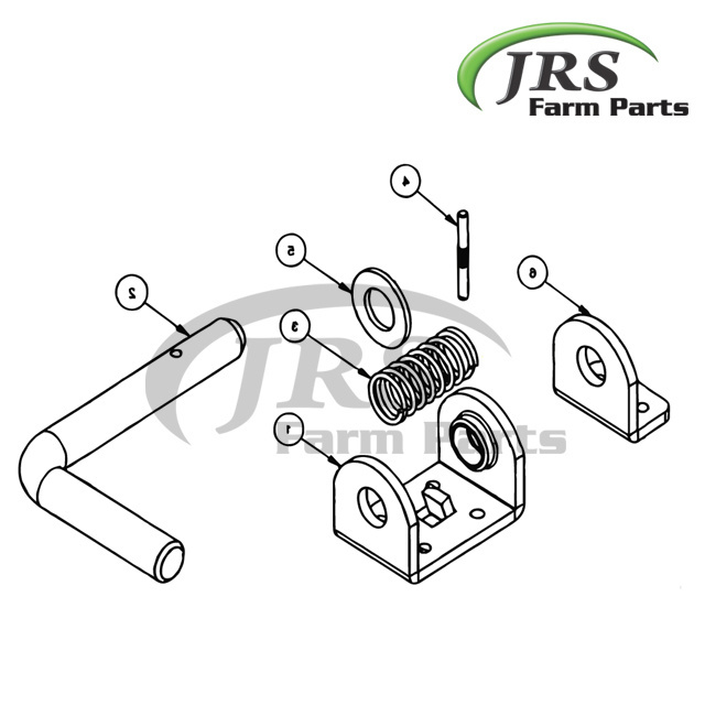 Elevate Your Trailer Security JRS Farmparts Heavy Duty Latch Assembly with Keeper Your Reliable Guardian on the Road!