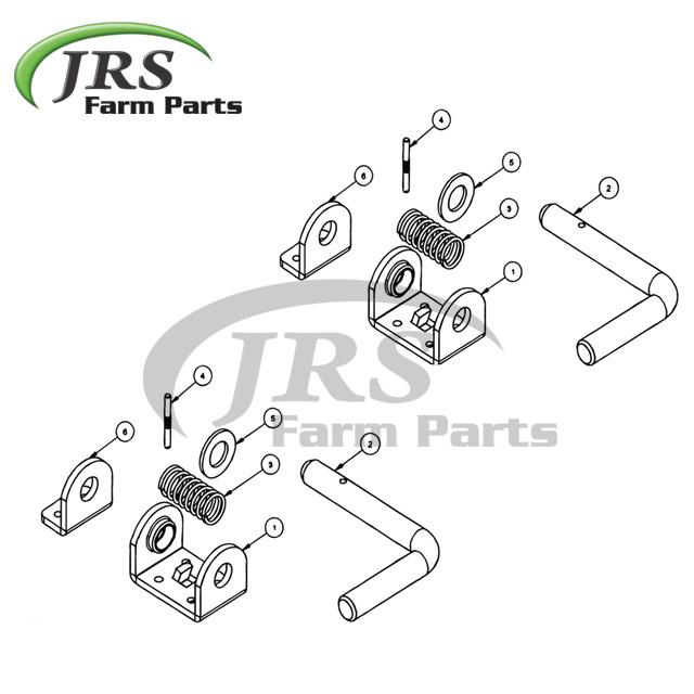 Elevate Your Trailer Security JRS Farmparts Heavy Duty Latch Assembly with Keeper Your Reliable Guardian on the Road!