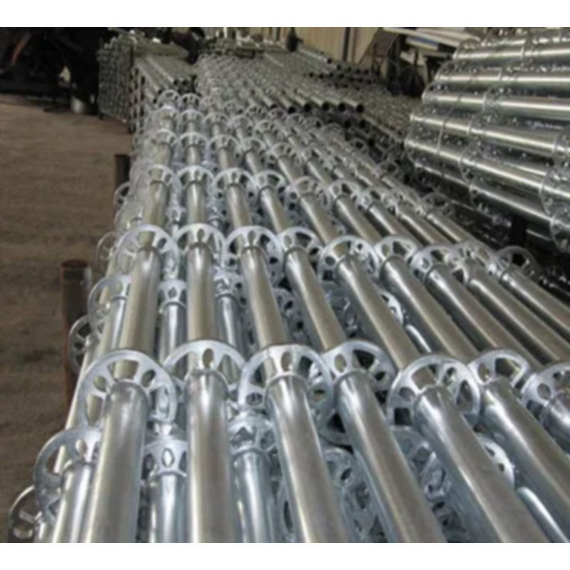 Scaffolding ERW Gi Tube ASTM A53 BS1387 Hot Dip Galvanized Square Carbon Welded Steel Pipe