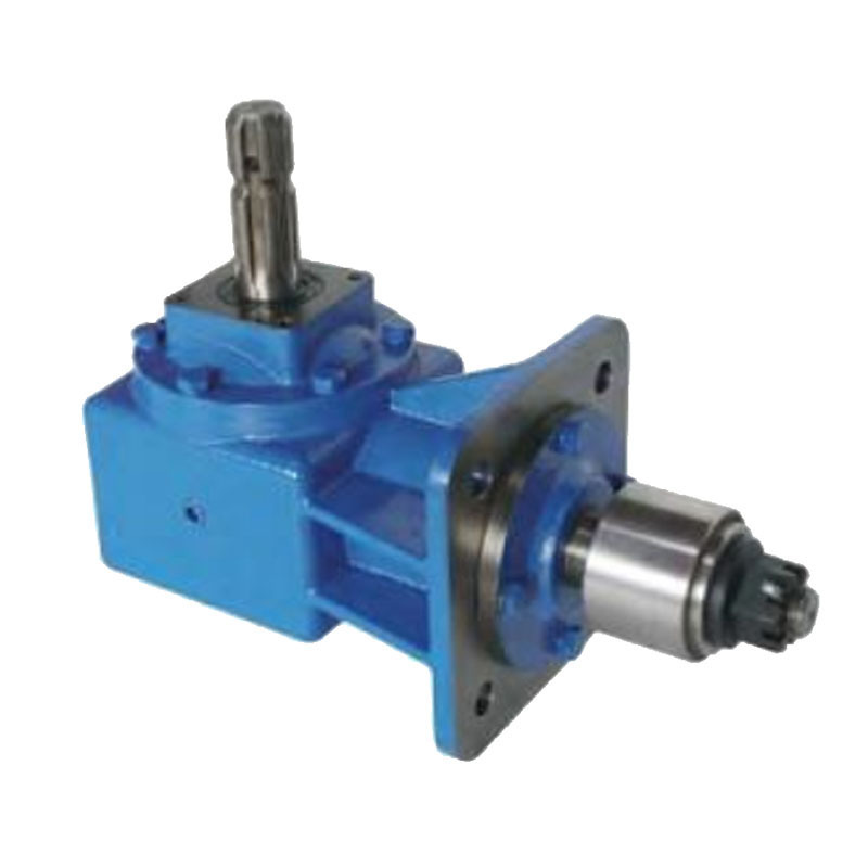 Agricultural right angle gearbox for lawn mower