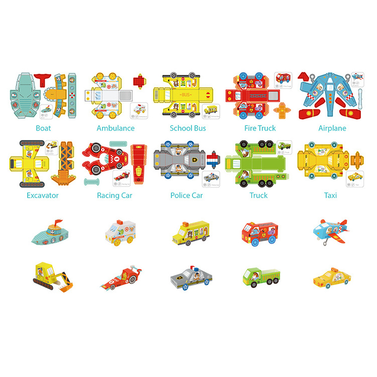 3D Origami Paper craft Kit for kids hand-eye coordination and cognitive Developer