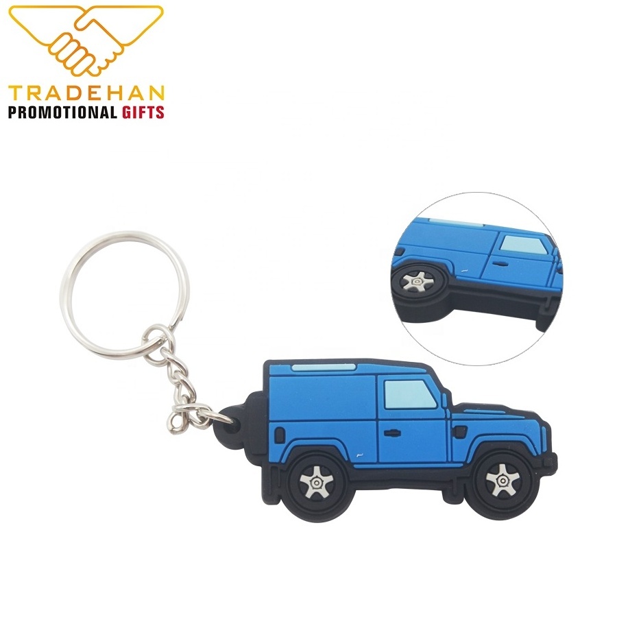 3d Key Chains Supplier Custom Luxury Design Shaped Soft Rubber PVC Keychains