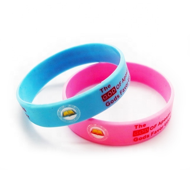 Promotional Custom Logo Design Thin Rubber Silicone Bracelet Material Wrist Bands Customized Silicone Wristband