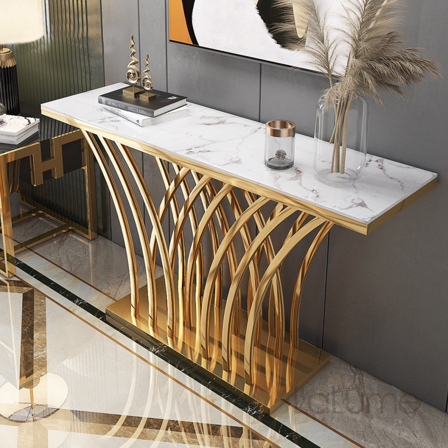 Customized console luxury Table