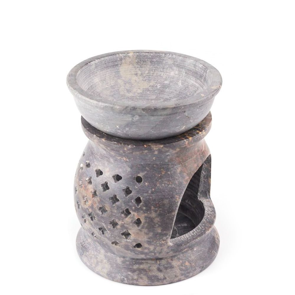 Handcarving Soapstone Aroma Oil Diffuser Lamp Natural Stone Aroma Fragrance Burner