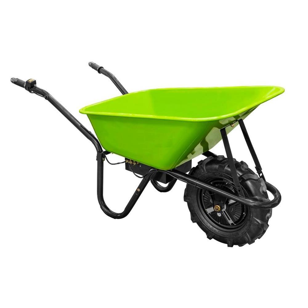 QTP150E New Product 24V 700W Battery Electric Wheelbarrow power wheelbarrow