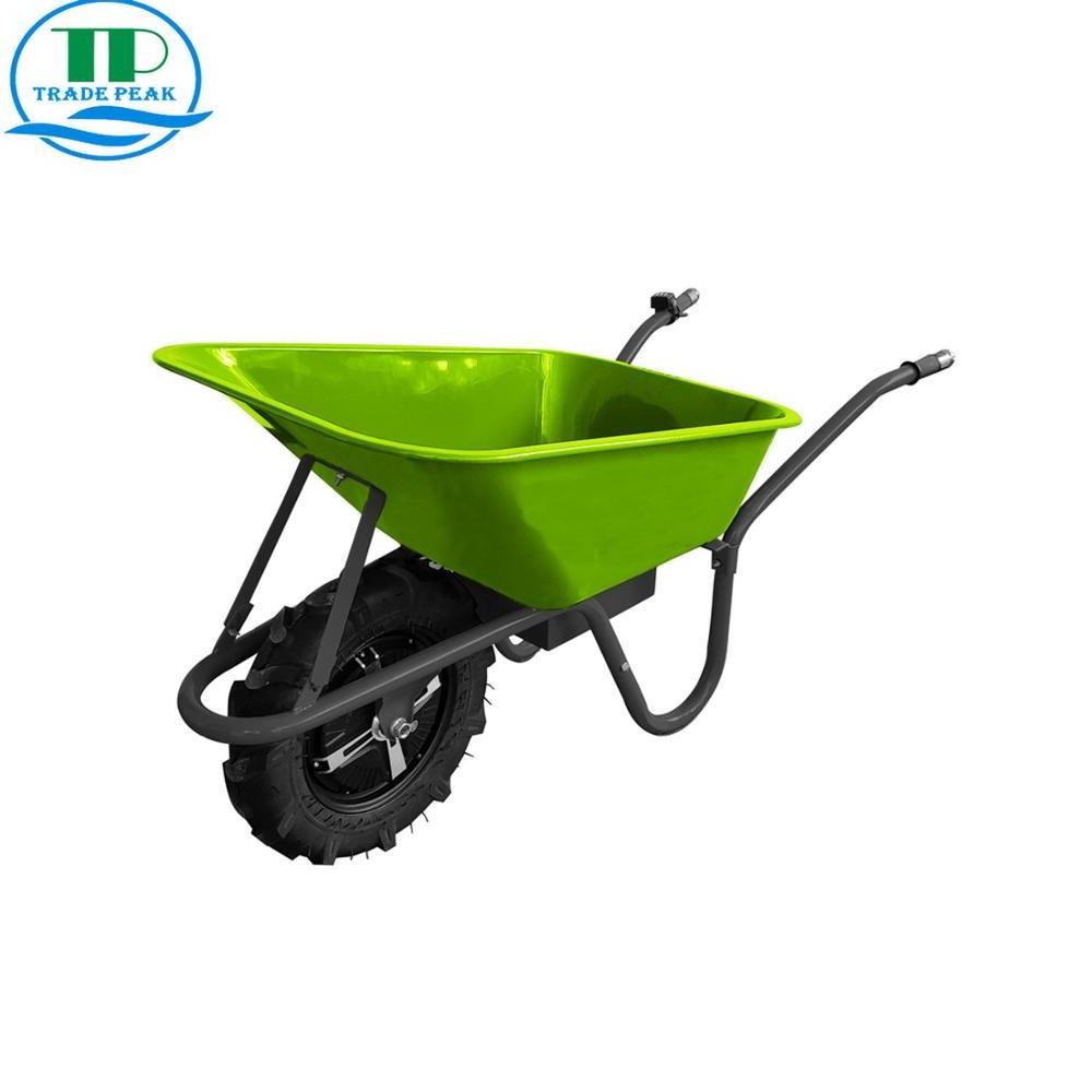 QTP150E New Product 24V 700W Battery Electric Wheelbarrow power wheelbarrow