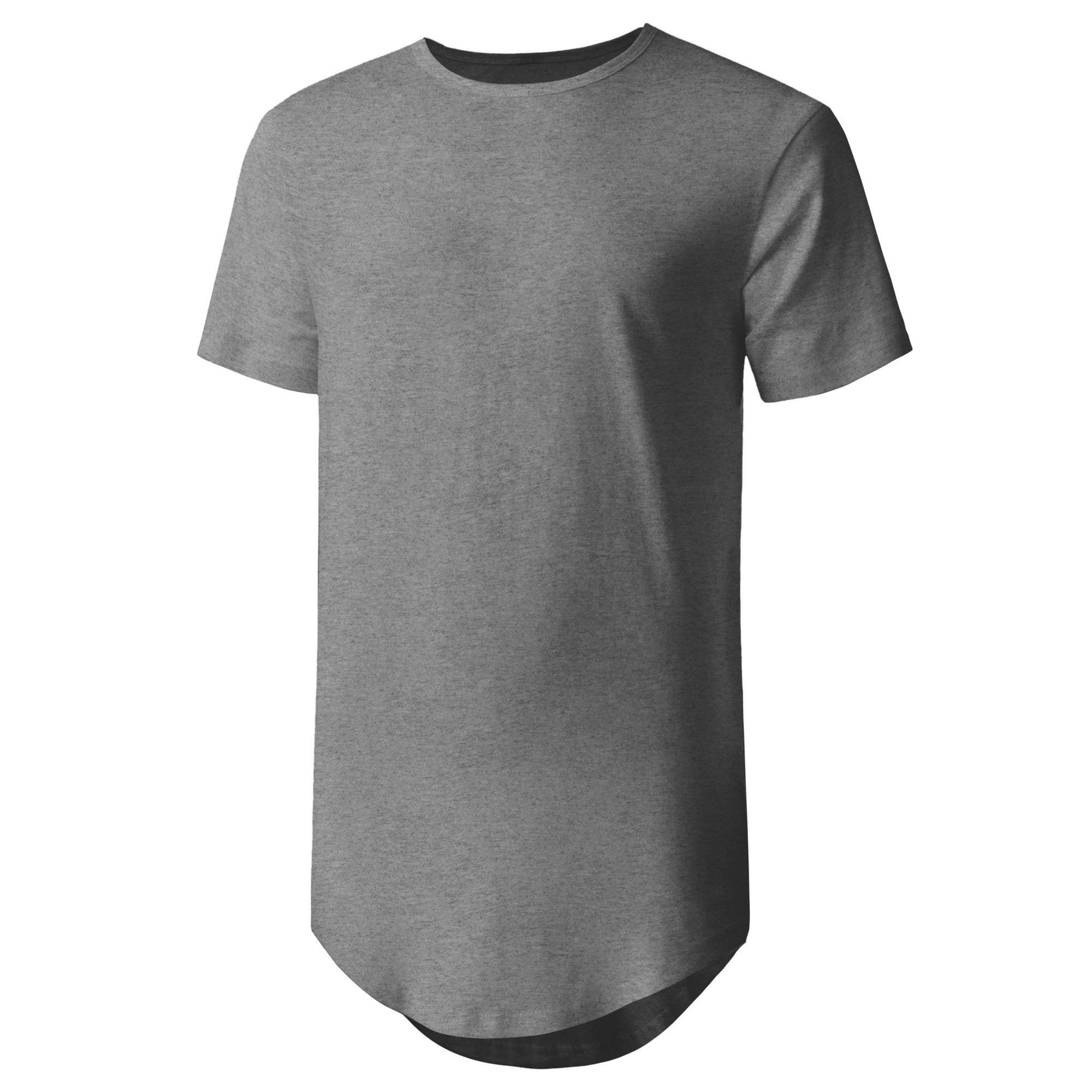 High Quality Men's Casual Long Tail T-Shirts Cool Designs sample summer plain custom T Shirt For  Mens