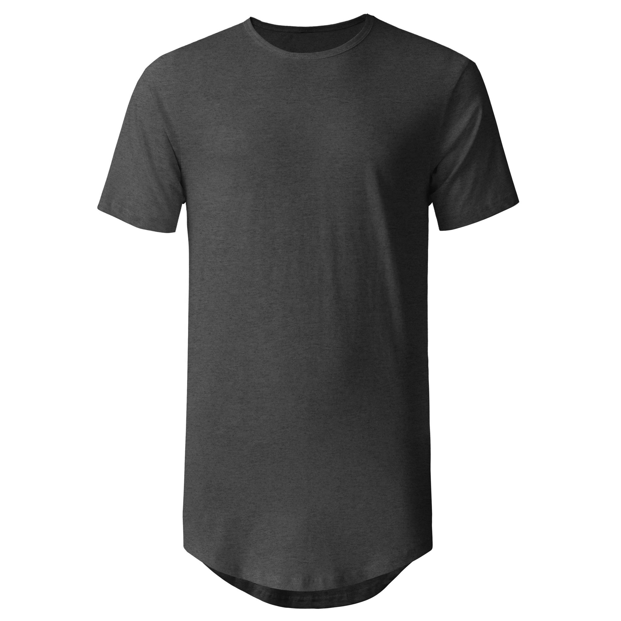 High Quality Men's Casual Long Tail T-Shirts Cool Designs sample summer plain custom T Shirt For  Mens