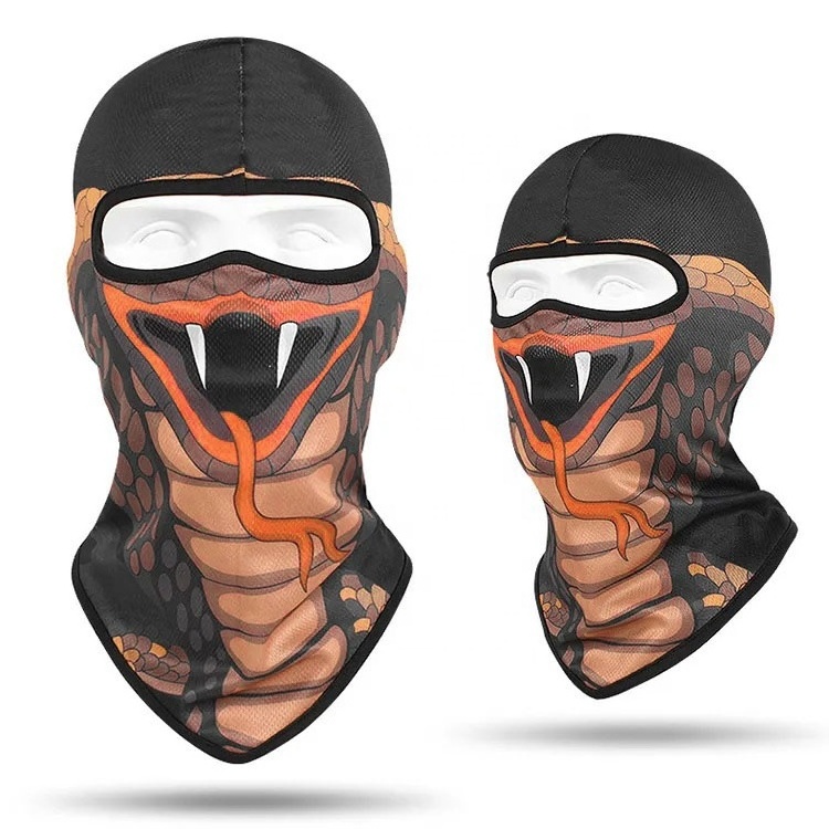 Wholesale Best Price Sublimation Ski Mask Printed Design Knit Full Face Cover Ski Mask Balaclava Hats