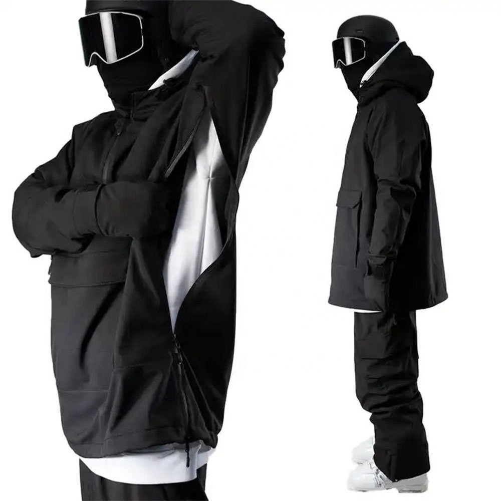 High Quality Snowboarding Hoodies Windproof Waterproof Quick Dry Custom Jacket Ski Snow Wear With Hoodie