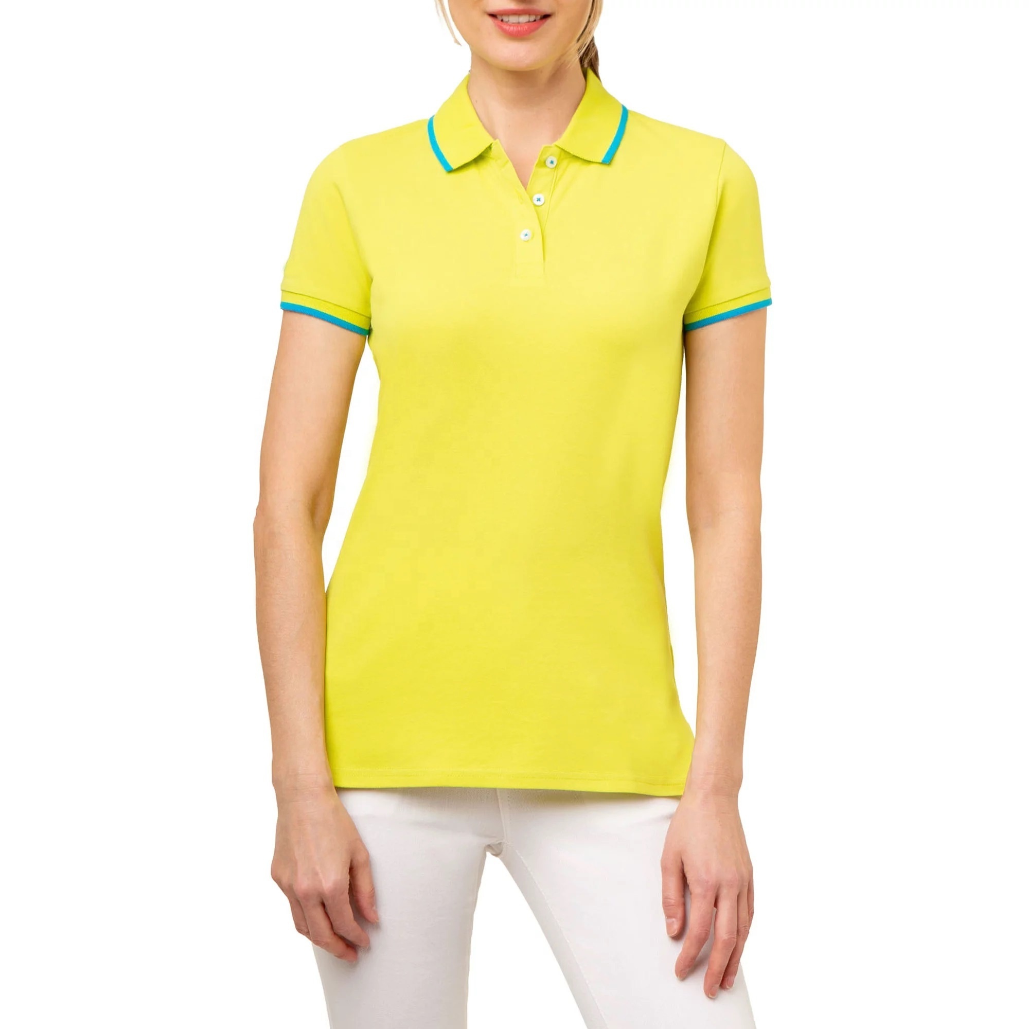 Custom logo ladies golf shirts wear women stretchy t-shirt polyester Moisture Wicking women sleeveless golf polo shirt