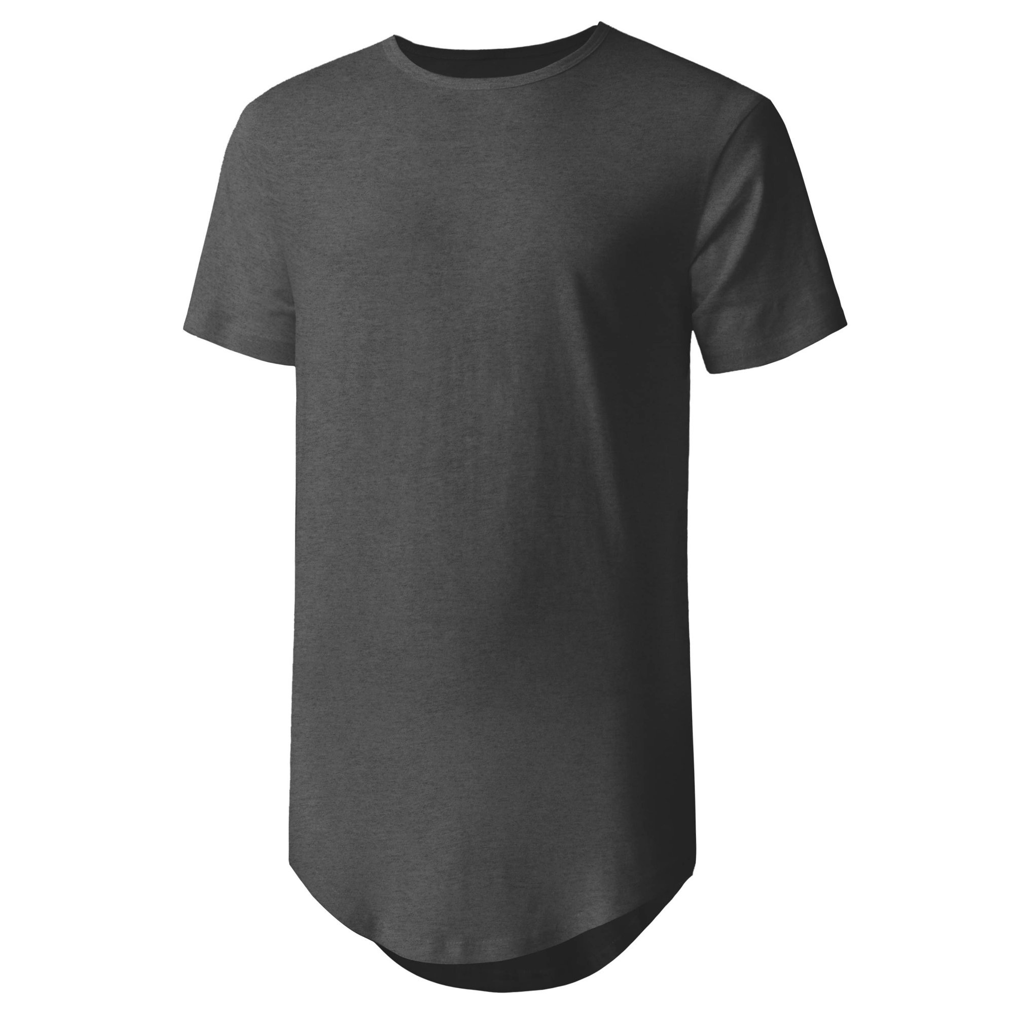 High Quality Men's Casual Long Tail T-Shirts Cool Designs sample summer plain custom T Shirt For  Mens