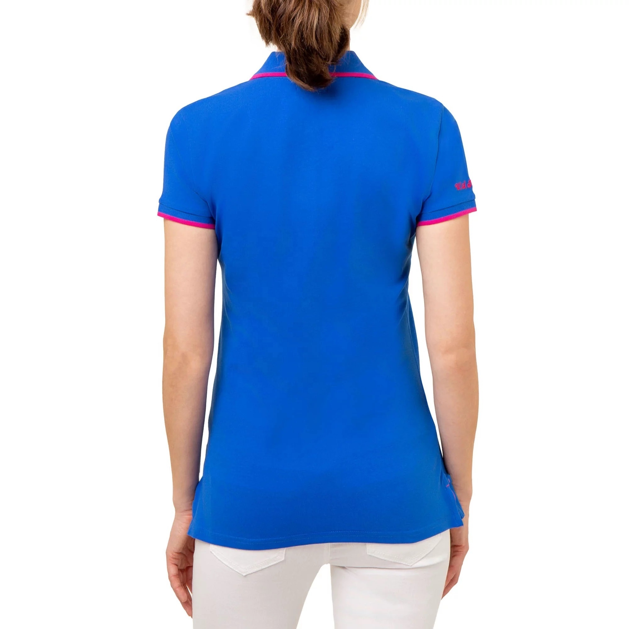 Custom logo ladies golf shirts wear women stretchy t-shirt polyester Moisture Wicking women sleeveless golf polo shirt