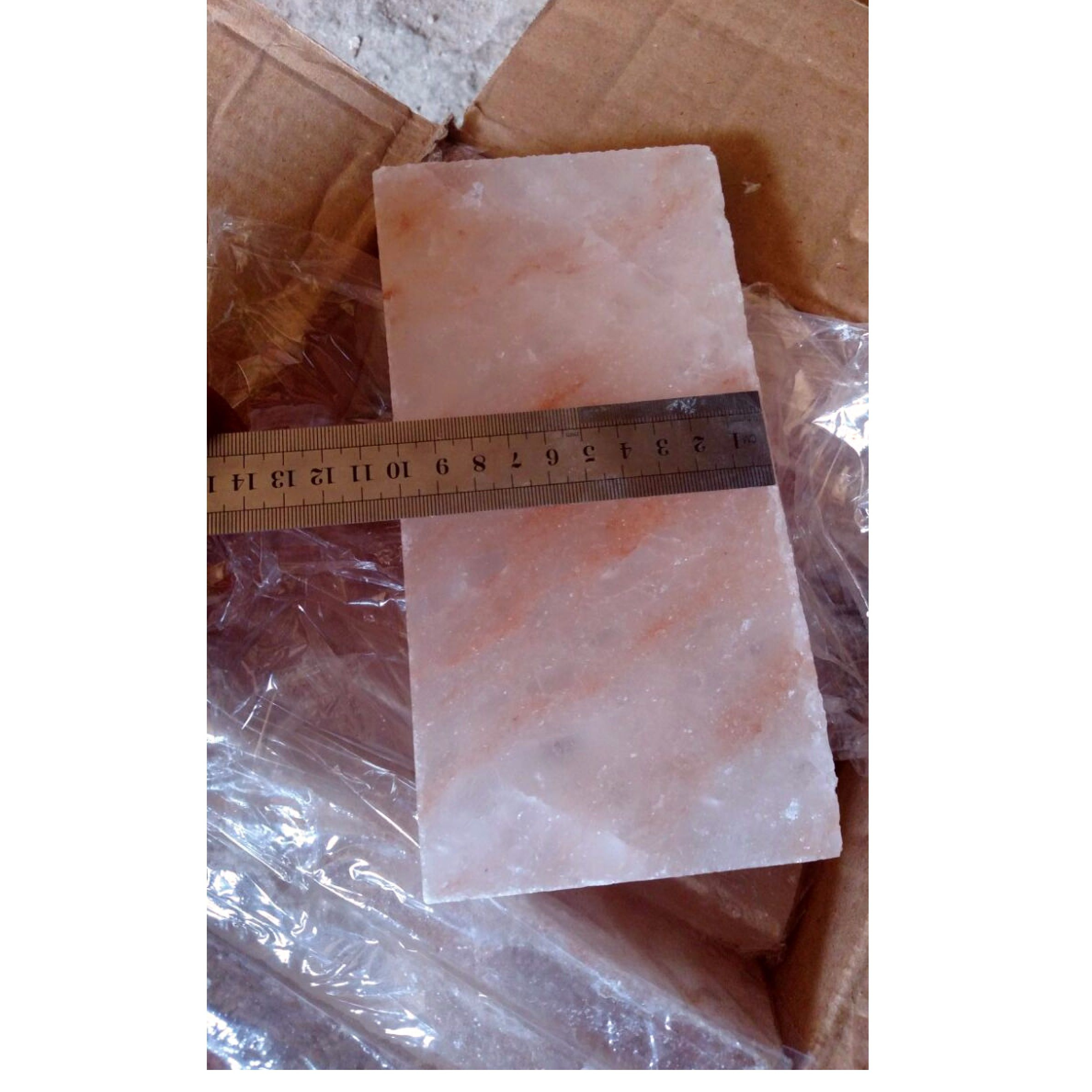 100% Pure Himalayan Rock Salt Bricks Size 20x10x2cm for Salt Room Construction Available at Wholesale Price