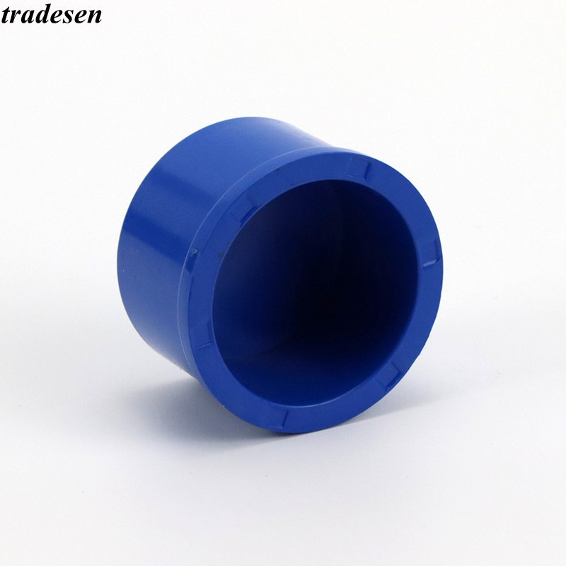 I.D20~50mm PVC Pipe End Cap Connector Garden Irrigation Water Tube End Plug Fitting