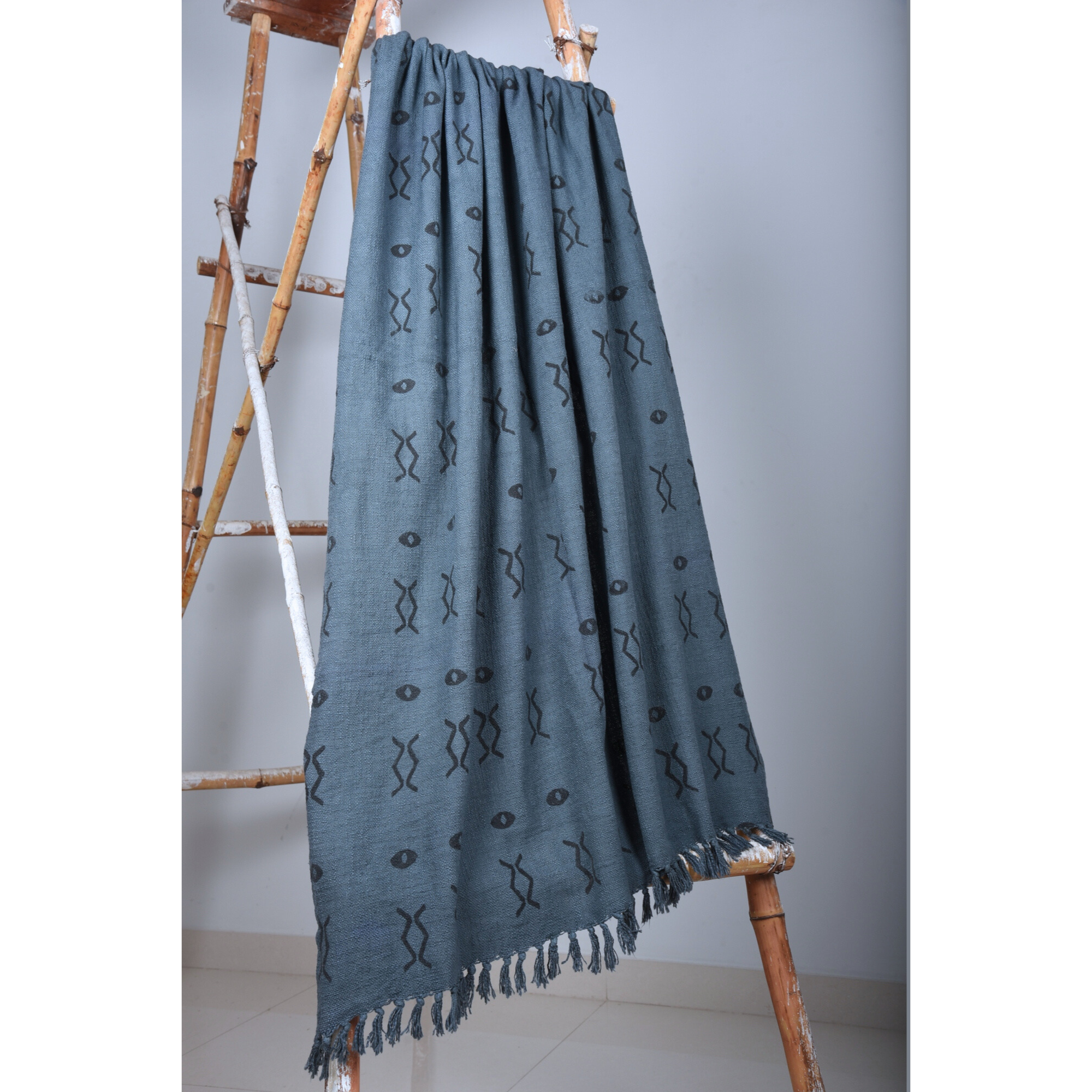 Wholesale Mudcloth Throw Blanket Indian Handloom Sofa Throws Hand Block Print Bedding Runner 100% Cotton Wrap Blanket