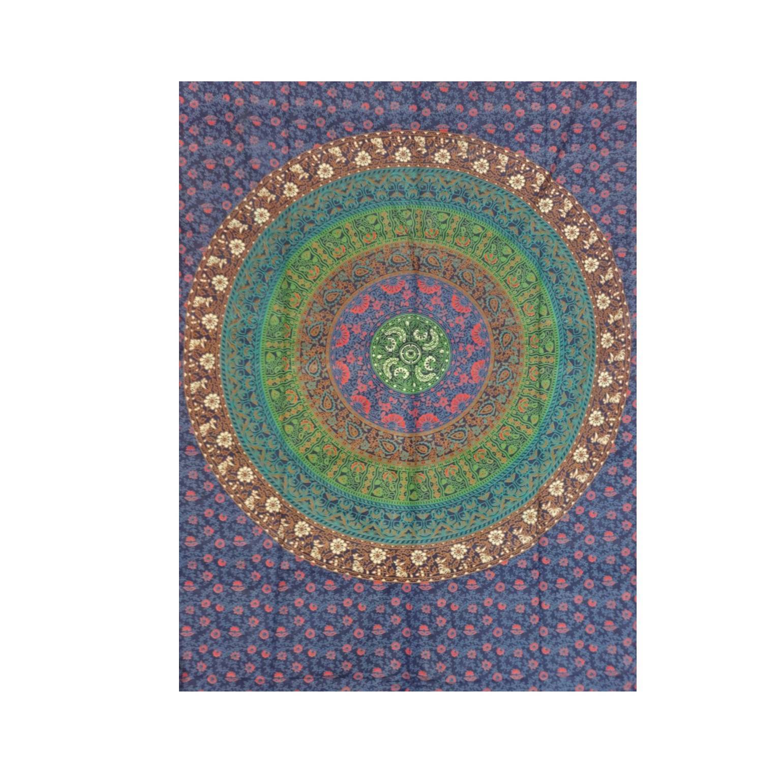 Indian Mandala Tapestry Cotton Beach Throw Blanket Boho Wall Decor Wholesale Bohemian Tapestry Wall Art