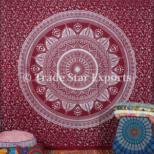 King Size Tapestry Wholesale Large Cotton Wall Hanging Traditional Mandala Wall Art Tapestries