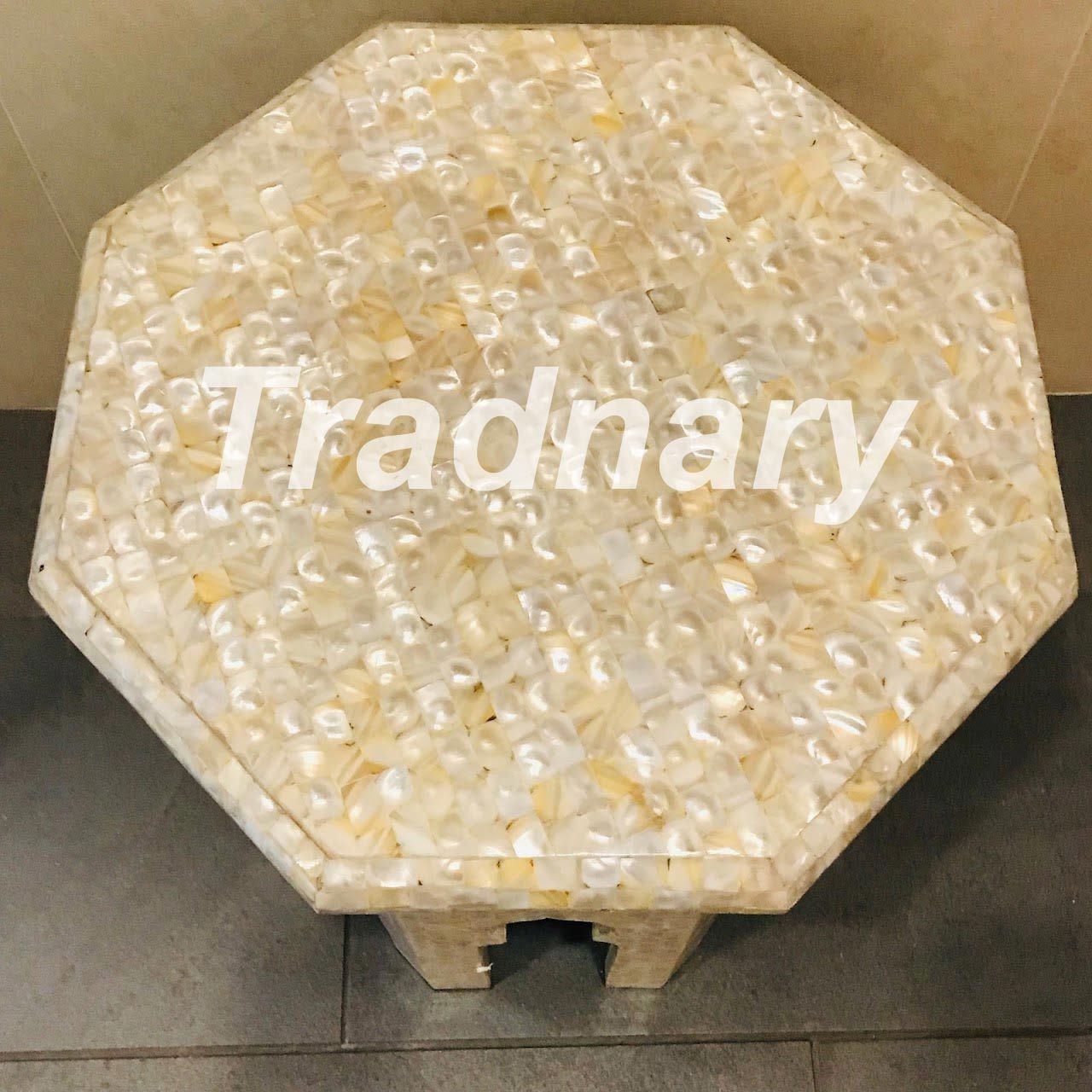 Tradnary Mother Of Pearl Inlay Coffee Table Indian Furniture For Home Office Hotel Restaurant Bars Decoration at Best Price