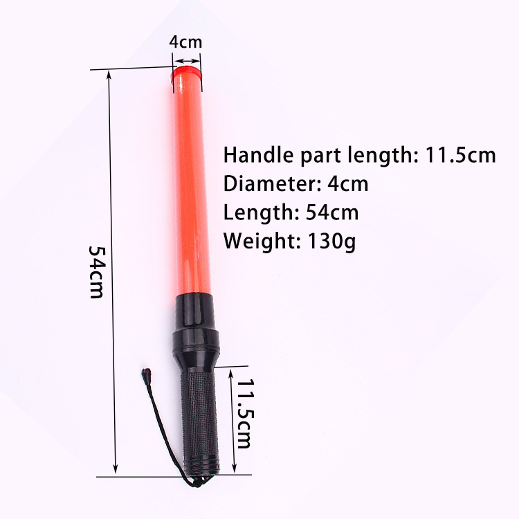 Low Price And High Quality 54cm Warning Traffic Baton Led For Road safety