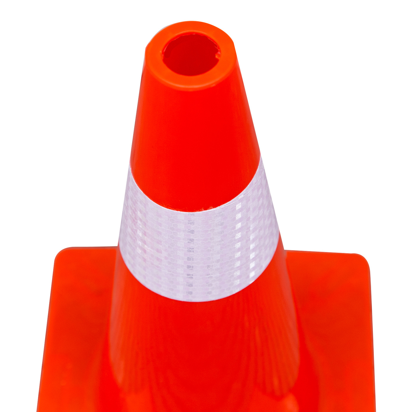 Manufacture 45cm Flexible Orange Red PVC Safety Used Traffic Road Cones