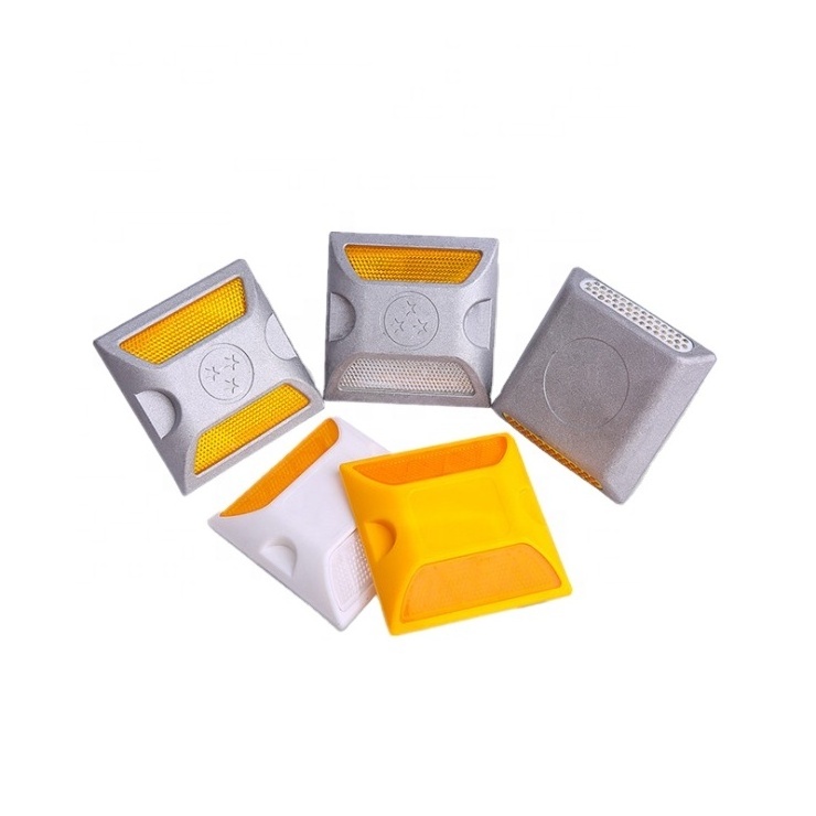 2 side reflectors factory sale aluminium road stud