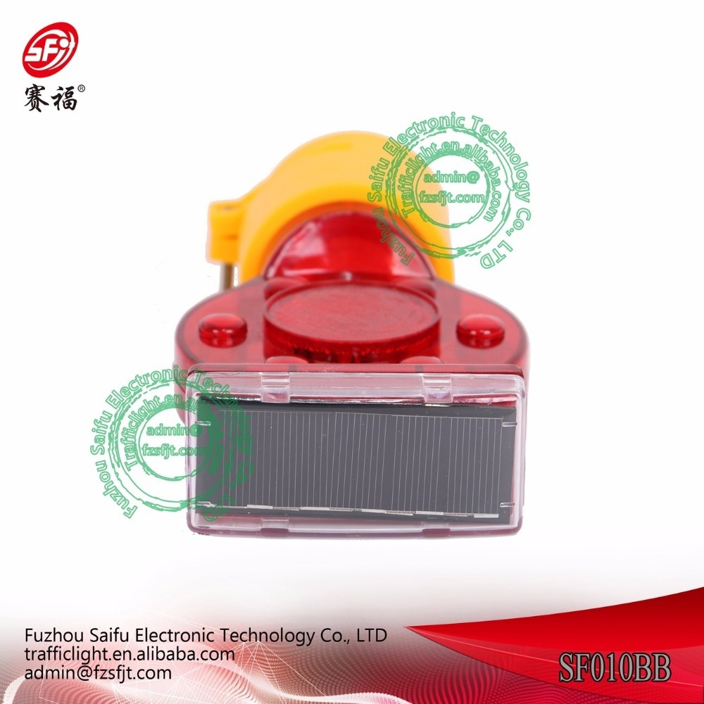 High intensity solar power led warning strobe traffic light