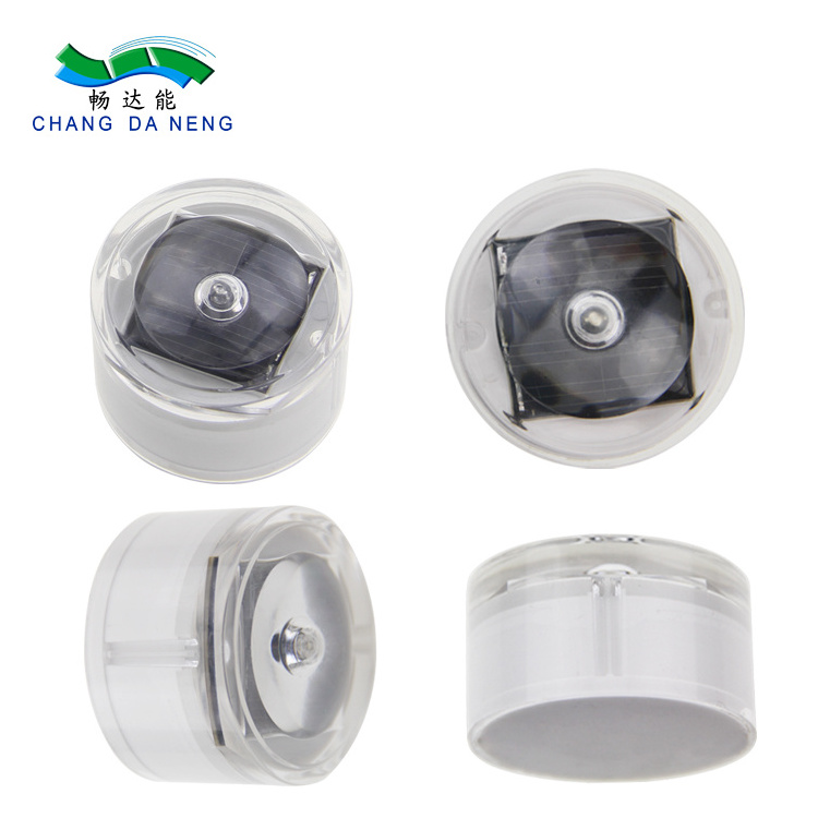 IP68 Waterproof Round Garden Lights for Pavement Deck Dock Floor Solar LED Driveway Light